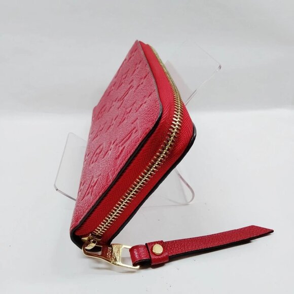 Louis Vuitton LV Long Wallet Red Monogram Empreinte 450-081825 - Picture 3 of 9